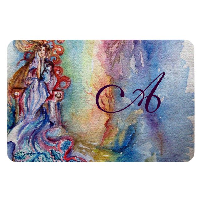 LADY OF LAKE  / Magic and Mystery monogram Magnet (Horizontal)