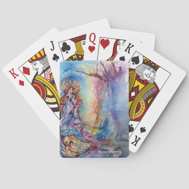LADY OF LAKE  / Magic and Mystery  Playing Cards (Back)