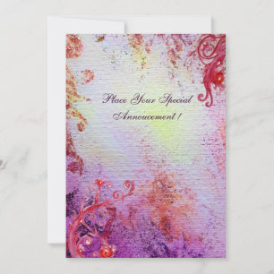 LADY OF LAKE , vibrant bright blue pink