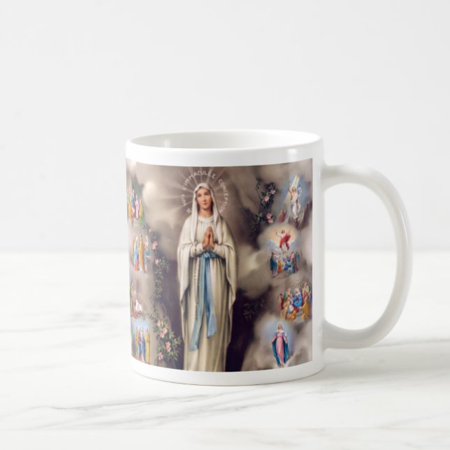 Lady of Lourdes Coffee Mug (Right)