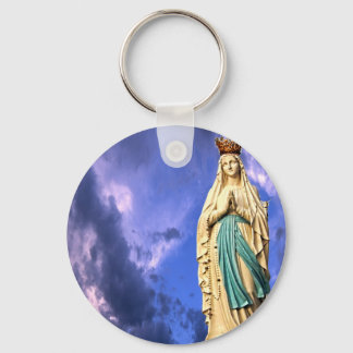 Lady of Lourdes Key Ring