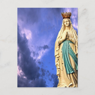 Lady of Lourdes Postcard