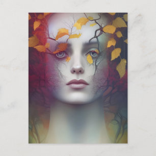 Lady of Nature Postcard