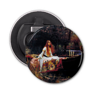 Lady Of Shallot Boat JW Waterhouse Romantic Art Bottle Opener