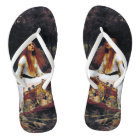 Lady Of Shallot on Boat Waterhouse Art Flip Flops
