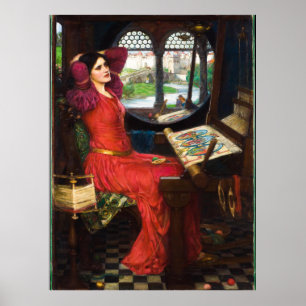 Lady of Shalott, 1915 by John William Waterhouse Poster