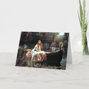 Lady Of Shalott Greeting Card