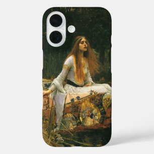 Lady of Shalott On Boat by John William Waterhouse iPhone 16 Case