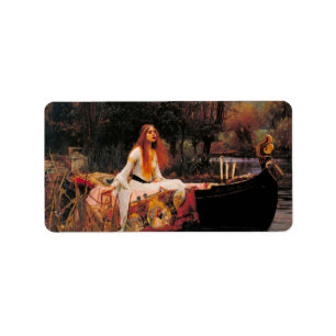 Lady of Shalott Waterhouse Labels