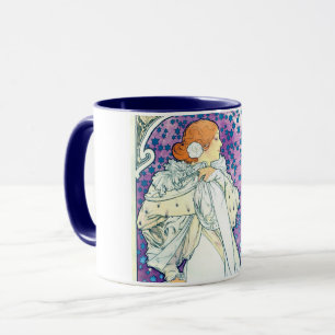 Lady of the Camelias, Alphonse Mucha Mug