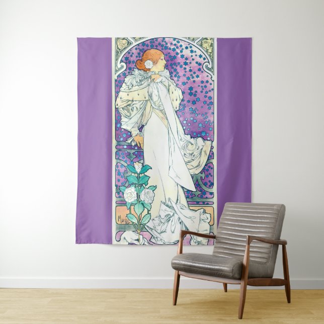 Lady of the Camelias, Alphonse Mucha Tapestry (In Situ)