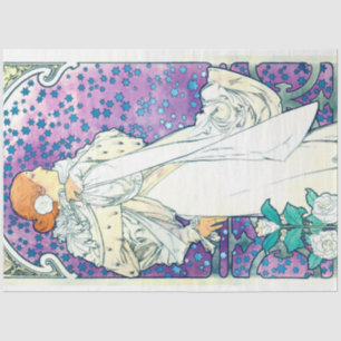 Lady of the Camelias, Alphonse Mucha Tissue Paper