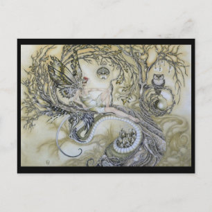 Lady of the Forest Postcard