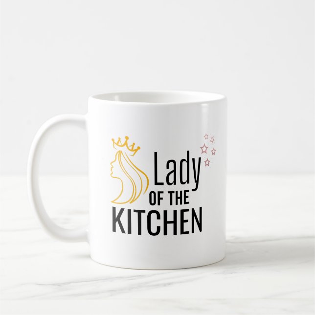 Lady of the Kitchen Coffee Mug (Left)