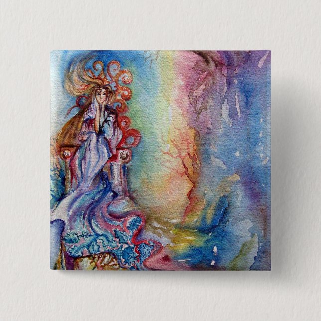 LADY OF THE LAKE 15 CM SQUARE BADGE (Front)