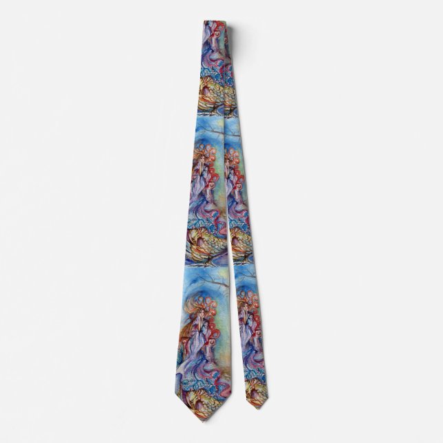 LADY OF THE LAKE Arthurian Legends Watercolor  Tie (Front)