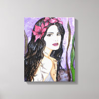 Lady of the Lake Fairy Tale Painting