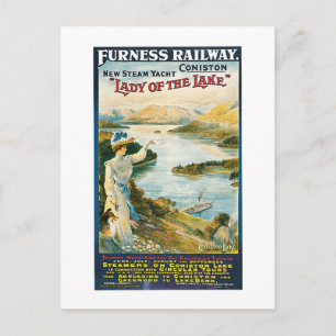 Lady of the Lake ~ Furness Railway Postcard