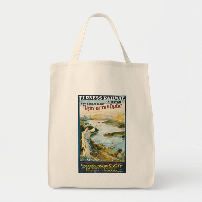Lady of the Lake ~ Furness Railway Tote Bag (Front)
