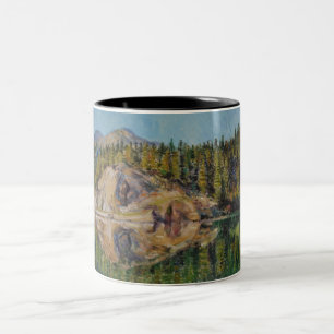 Lady of the Lake Two-Tone Coffee Mug