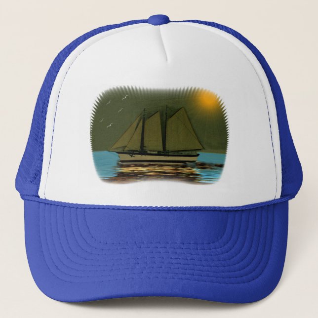 Lady Of The Mist Trucker Hat (Front)