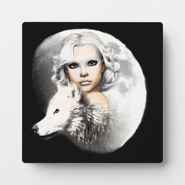 Lady of the Moon Plaque (Front)