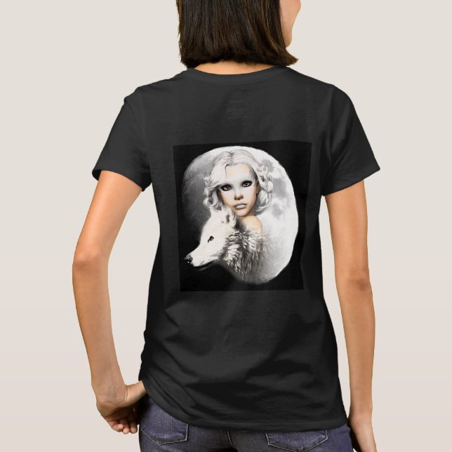 Lady of the Moon T-Shirt (Back)