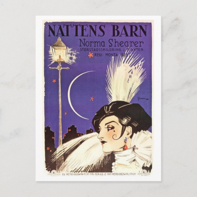 Lady of the night (1925 film) postcard (Front)