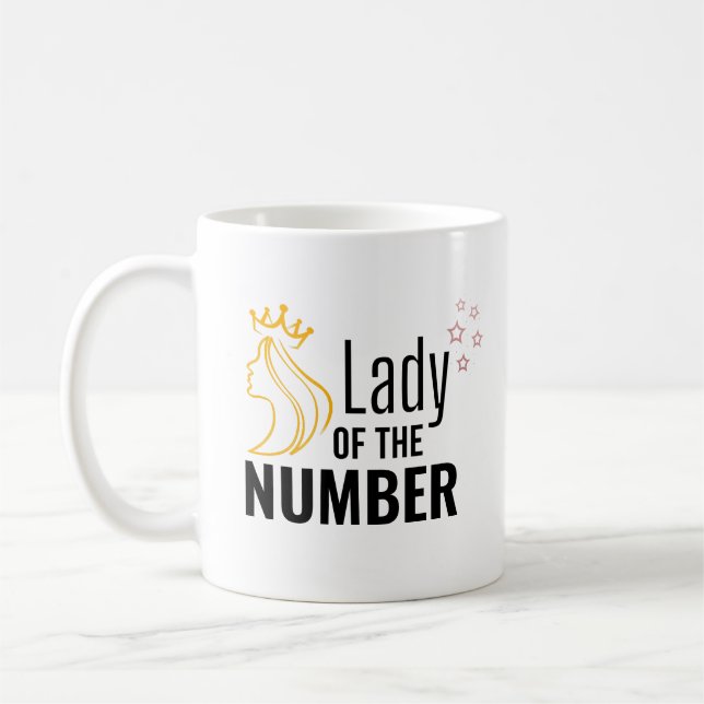 Lady of the Numbers Coffee Mug (Left)
