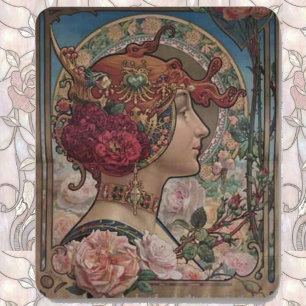Lady of the roses mouse mat