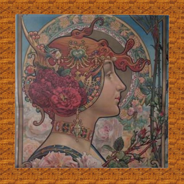 Lady of the roses tile (Creator Uploaded)