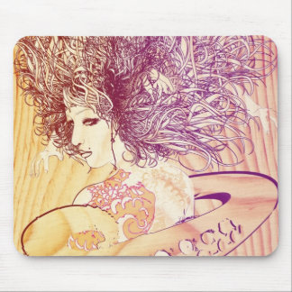 lady of the sea mouse mat