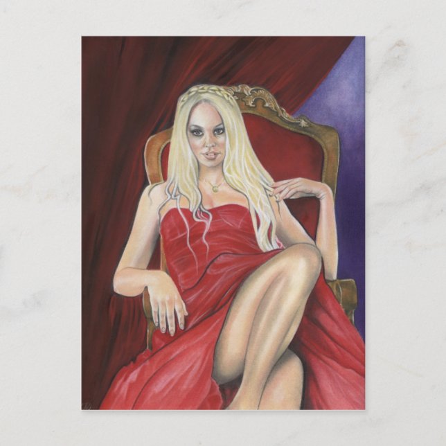 Lady of the Sunken City Postcard (Front)