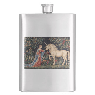Lady of the Unicorn Hip Flask