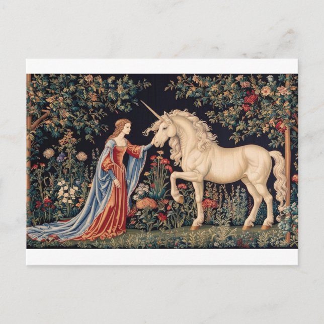 Lady of the Unicorn Postcard (Front)