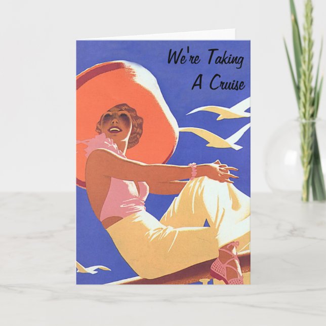 Lady On a Cruise Card (Front)