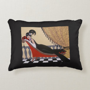 LADY ON A LOUNGE, PILLOW