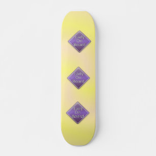 Lady on Board Skateboard