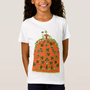 LADY ORANGE AND SHAMROCKS St. Patricks Day Party T-Shirt