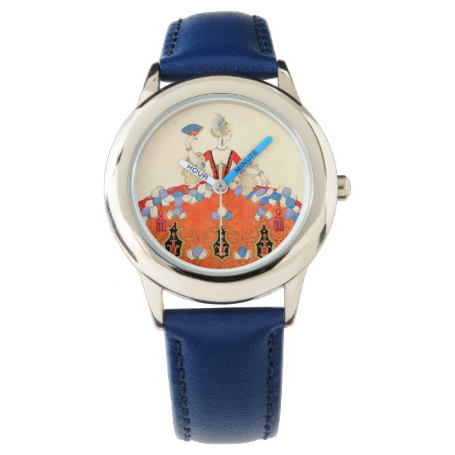 LADY ORANGE FASHION COSTUME DESIGNER MAKEUP ARTIST WATCH (Front)