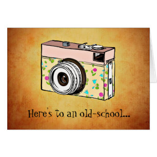 Lady Photographer Camera Picture Birthday Card