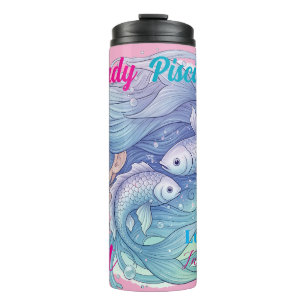 Lady Piscis Thermal Glass - Sensitivity and Style Tumbler