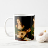 Lady Playing Lute Fine Art Renaissance Painting
