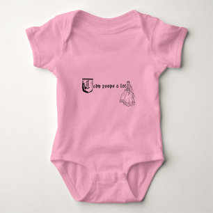 Lady Poops a Lot Baby Bodysuit
