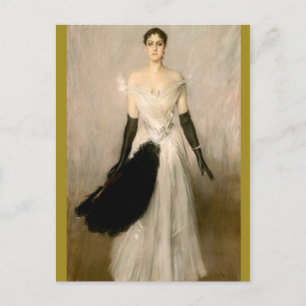 Lady Portrait - Boldini Postcard