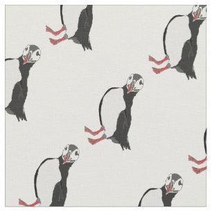 Lady Puffin Fabric