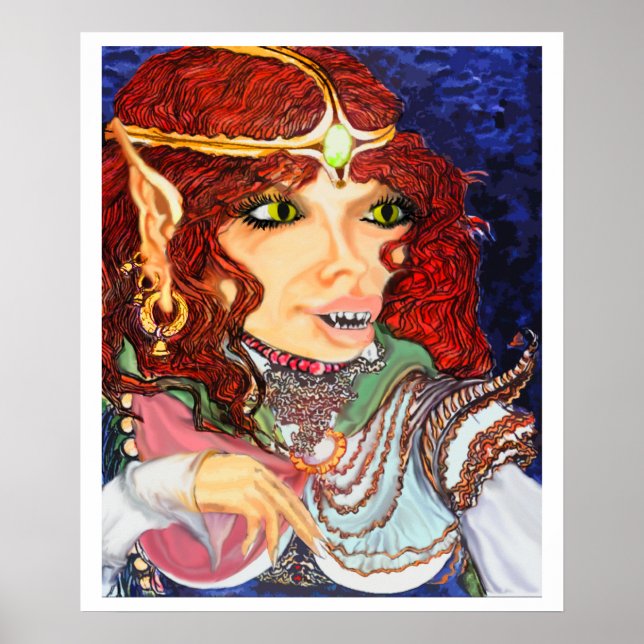 Lady Purrcyla Purrkins Poster (Front)