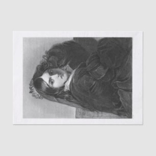 Lady Queen art for decoupage Tissue Paper