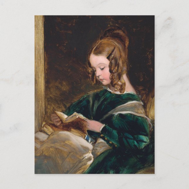 Lady Rachel Russell Reading a Book Postcard (Front)