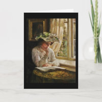 Lady Reading by Window